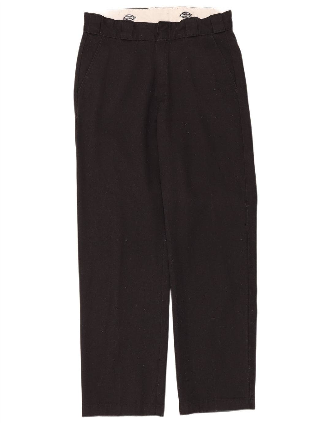 Dickies Pantalón chino recto para hombre W30 L30 Poliéster negro