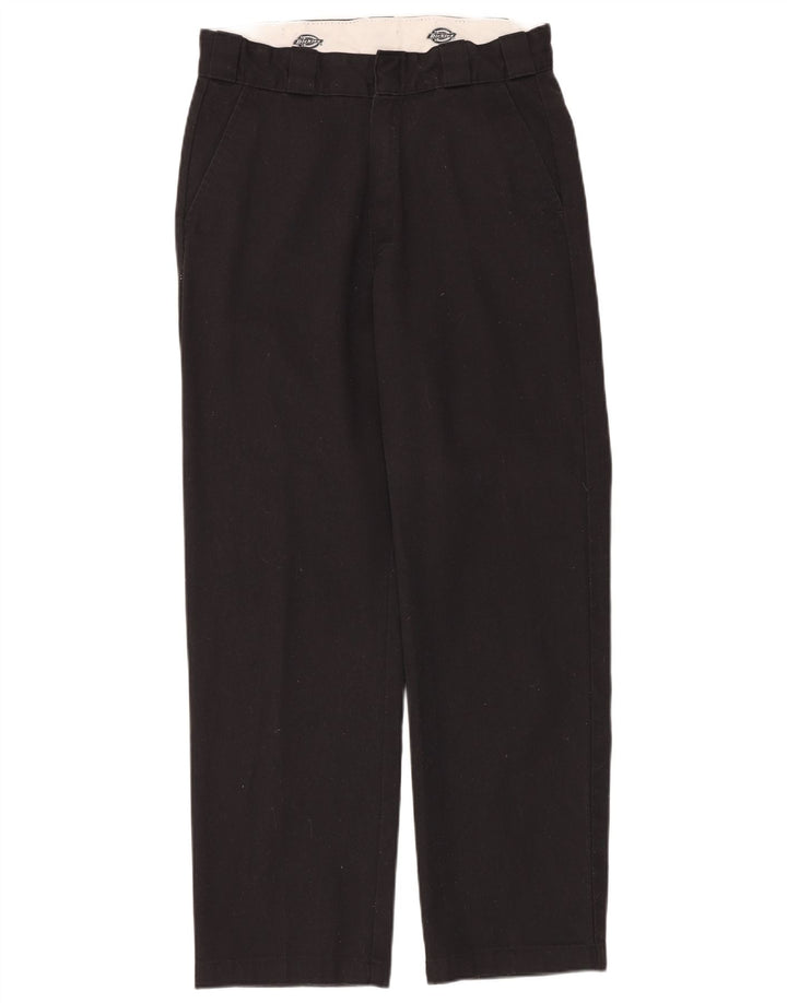 Dickies Pantalón chino recto para hombre W30 L30 Poliéster negro