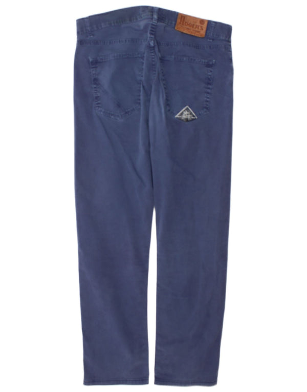 Roy Rogers Mens Denizen Slim Casual Pantalones W34 L30 Algodón Azul