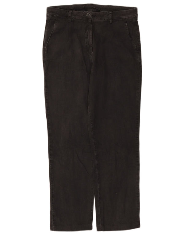 Kappa Pantalón chino recto para mujer IT 42 Medium W30 L27 Algodón gris