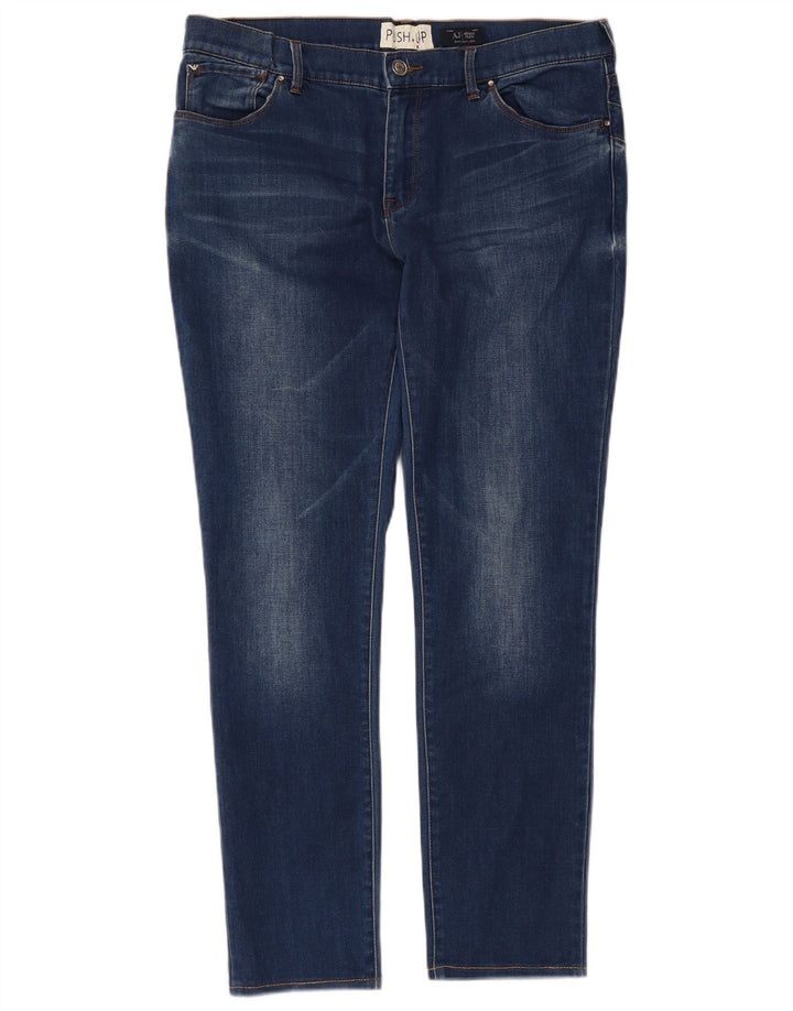 Jeans Armani Mujer Slim W31 L27 Algodón Azul