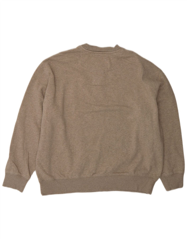 Marks & Spencer Hombre Sudadera Extragrande Jersey XL Algodón Moteado Gris
