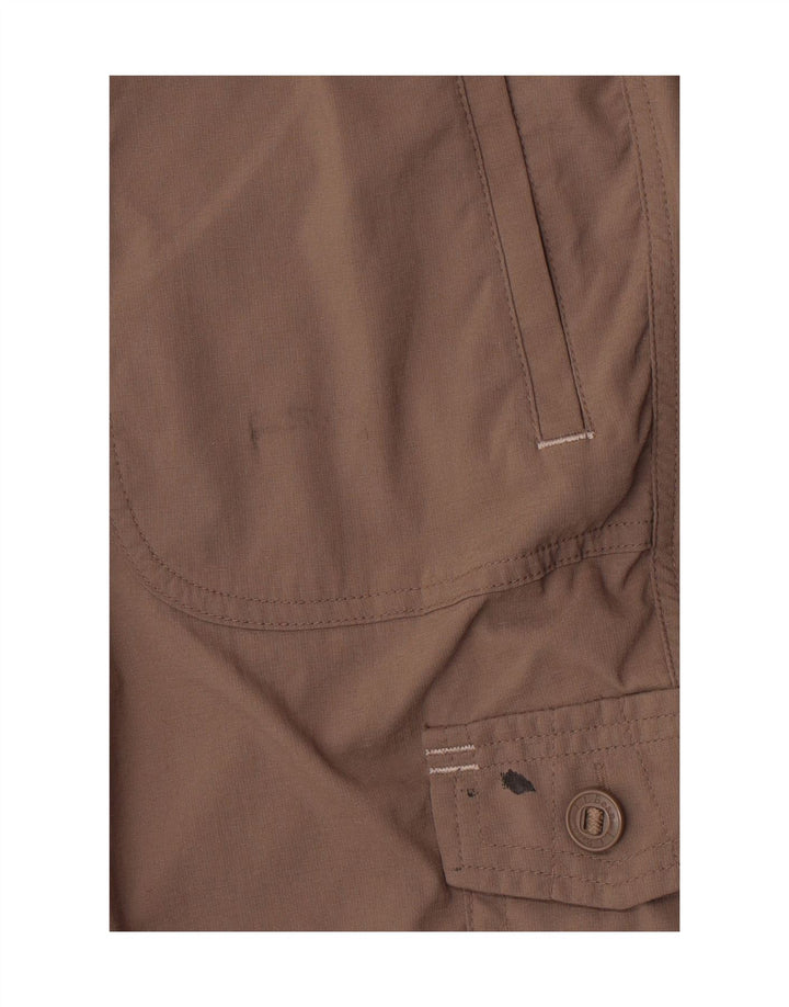 L.L.BEAN Womens Straight Cargo Trousers Medium W30 L30 Brown Nylon Vintage L.L.Bean and Second-Hand L.L.Bean from Messina Hembry 