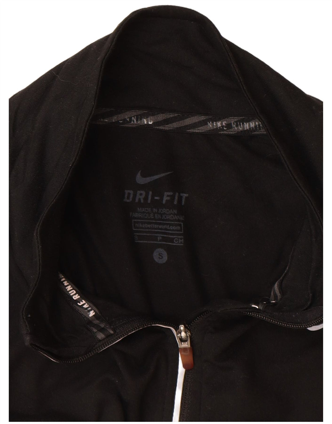 Nike Dri Fit - Chándal con cremallera y cuello para mujer, talla S, color negro