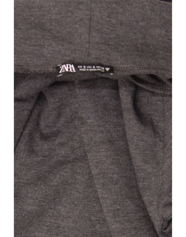 Zara Mujer Vestido Recto UK 10 Small Gris