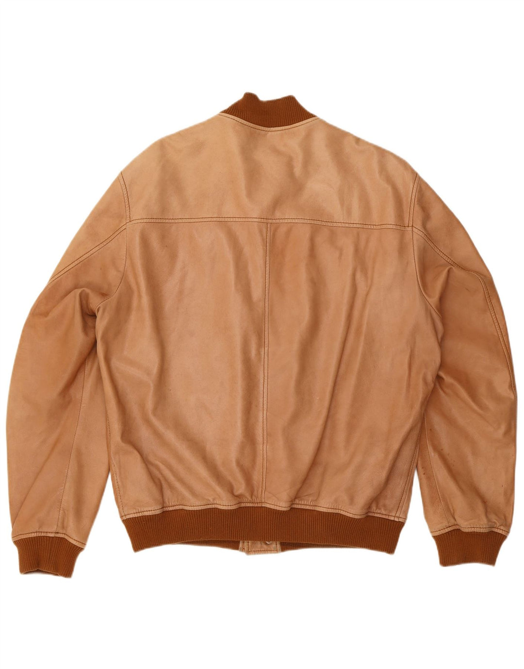 Conbipel Chaqueta Bomber De Cuero Para Hombre IT 56 2XL Marrón