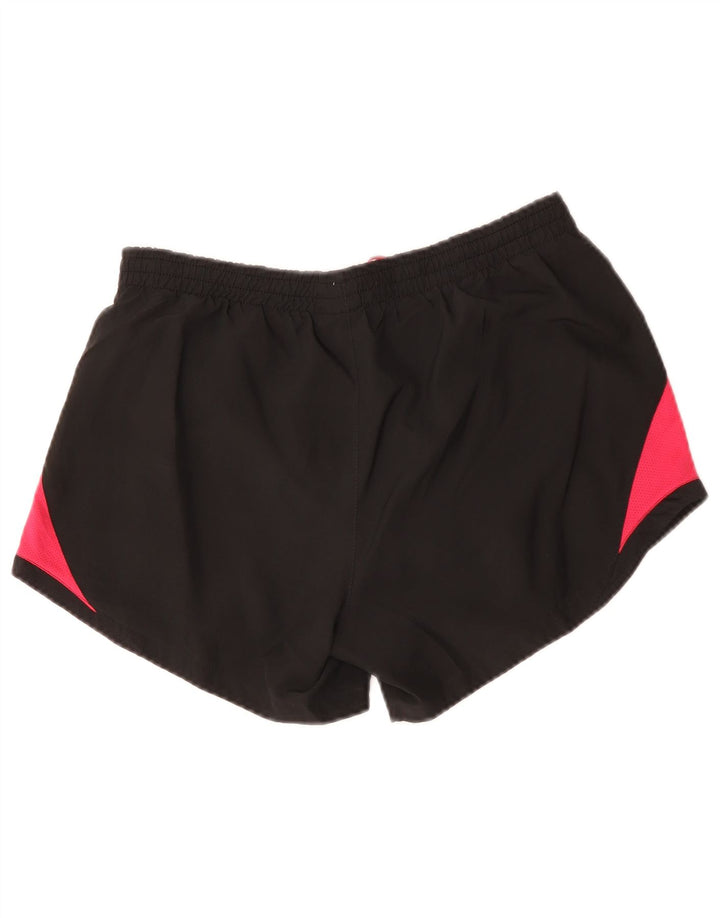 Pantalones cortos deportivos NIKE para mujer UK 44 Mediano Negro Colorblock Poliéster
