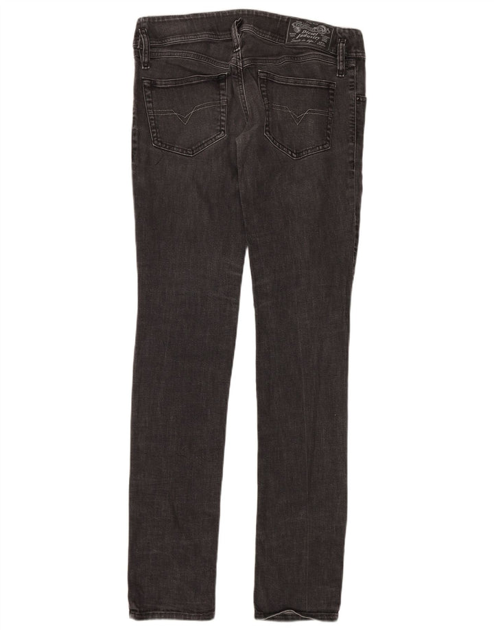 Diesel Mujer Matic Slim Jeans W28 L34 Algodón Negro