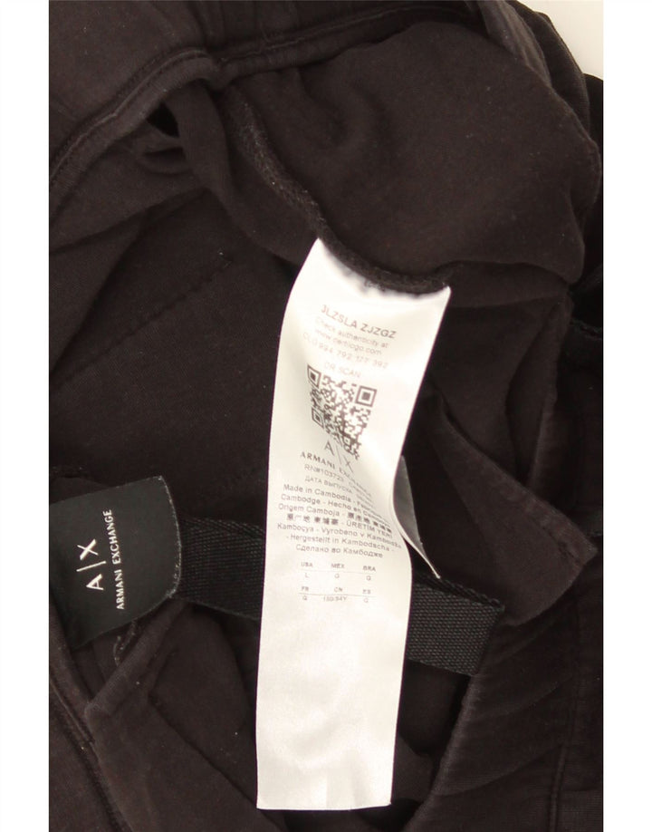 Armani Exchange Pantalones Cortos Cargo para Hombre Grande W34 Algodón Negro