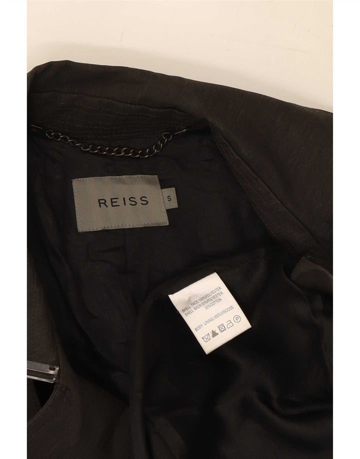 Gabardina Reiss para hombre UK 36 Small Poliéster negro
