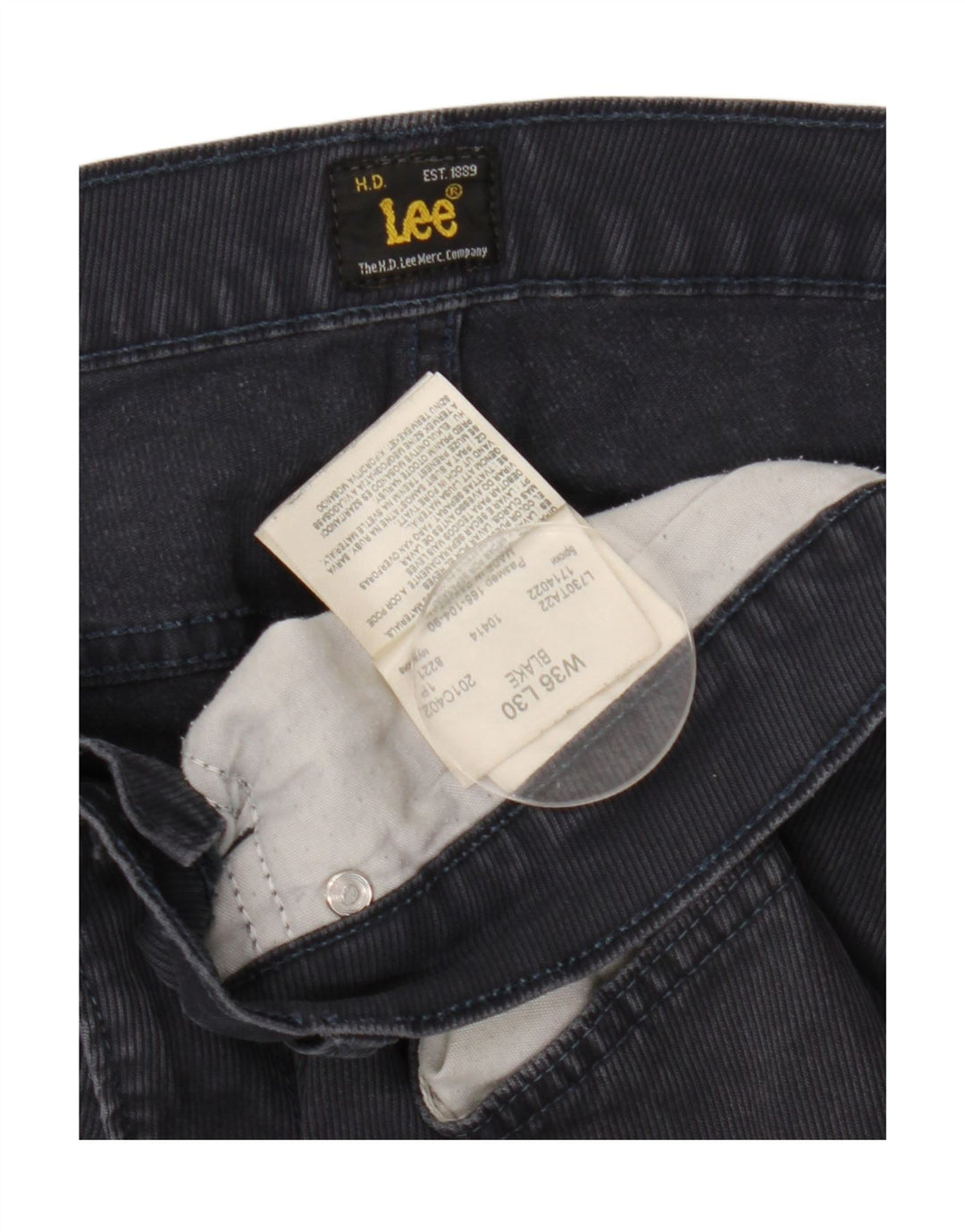 Lee Vaqueros Rectos Blake para Hombre W36 L30 Algodón Azul