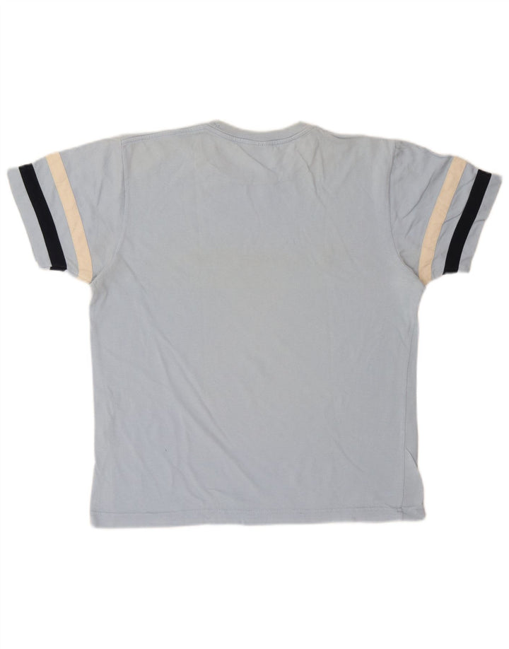 Champion Camiseta gráfica para hombre Top de algodón a rayas azul medio