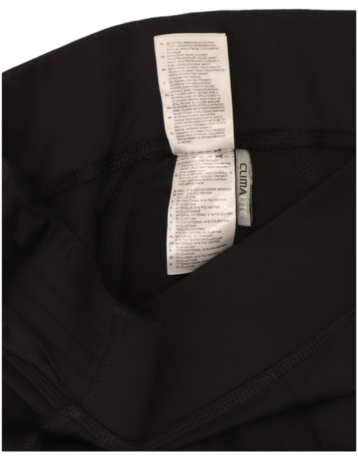 Adidas Pantalones de Chándal para Mujer UK 12/14 Mediano Negro Poliéster
