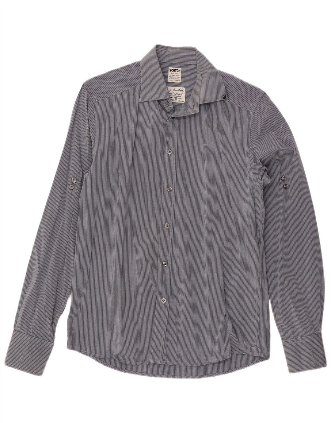 Camisa Hombre SCOTCH & SODA Rayas Azul Medio