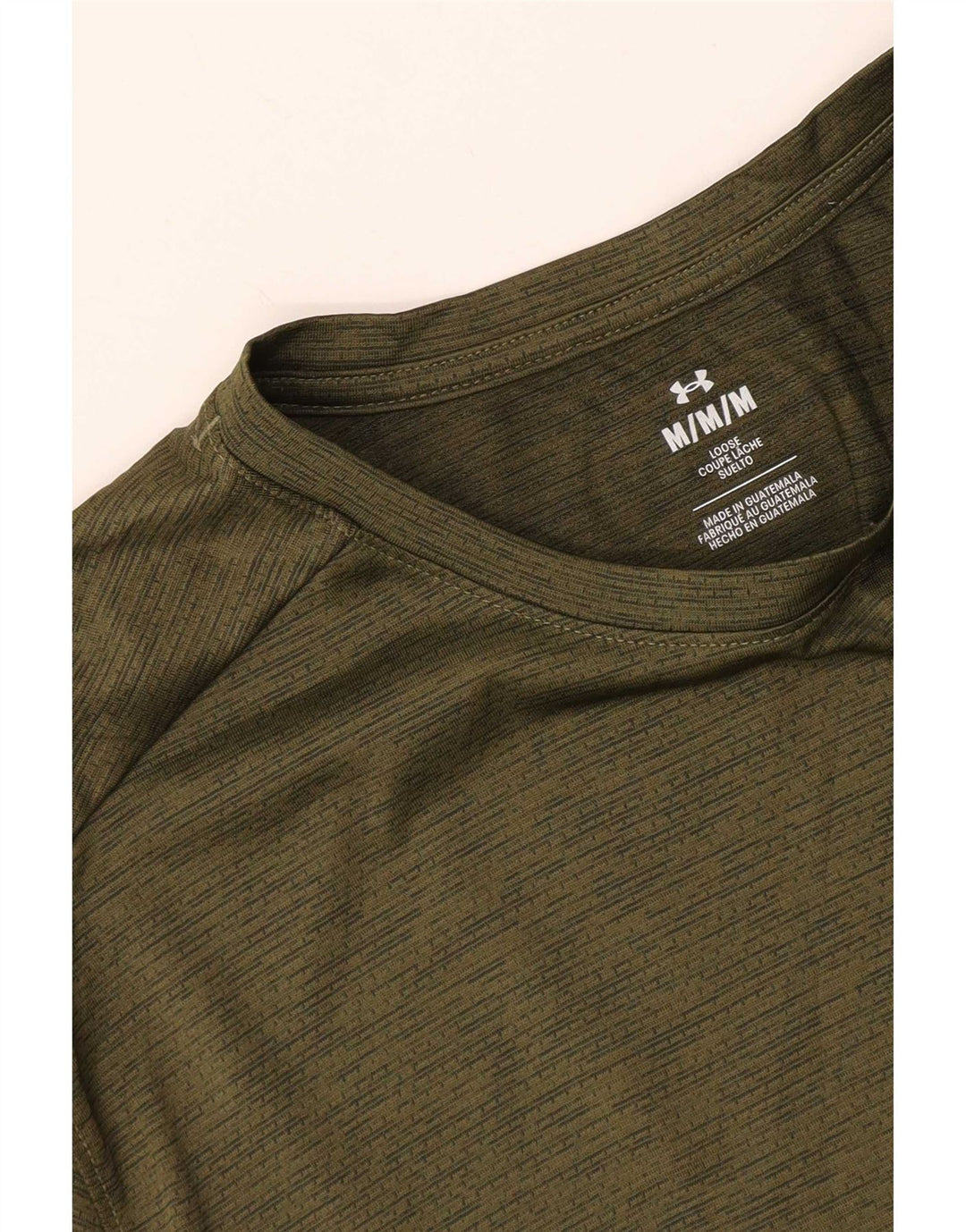 Camiseta Under Armour Hombre Top Medium Khaki Moteado