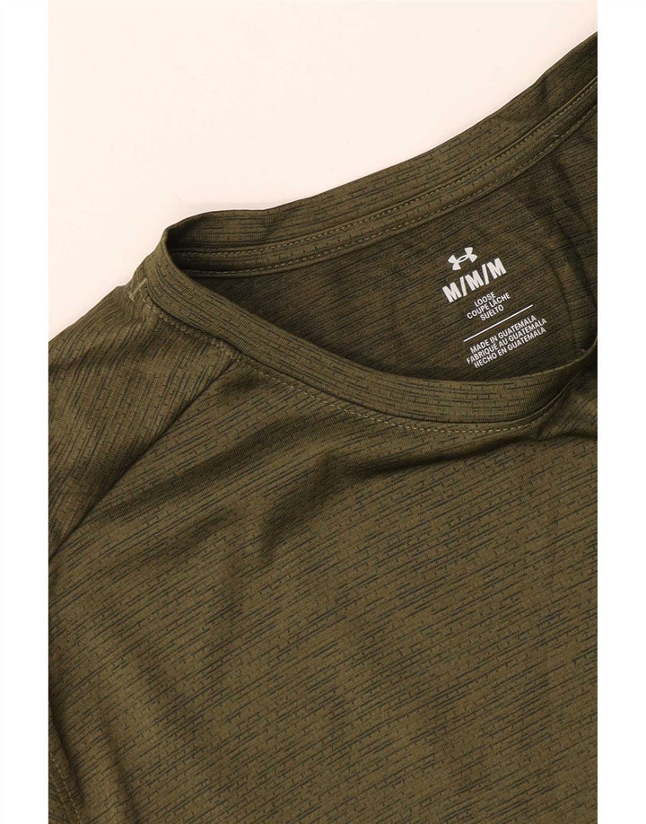 Camiseta Under Armour Hombre Top Medium Khaki Moteado
