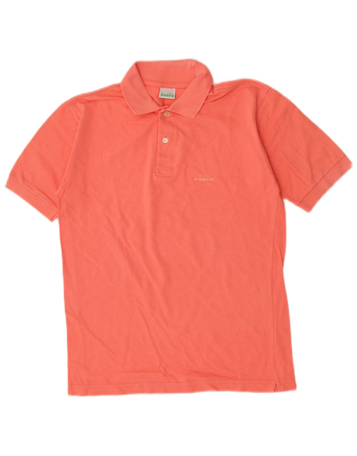 Diadora Polo Hombre Small Rosa Algodón
