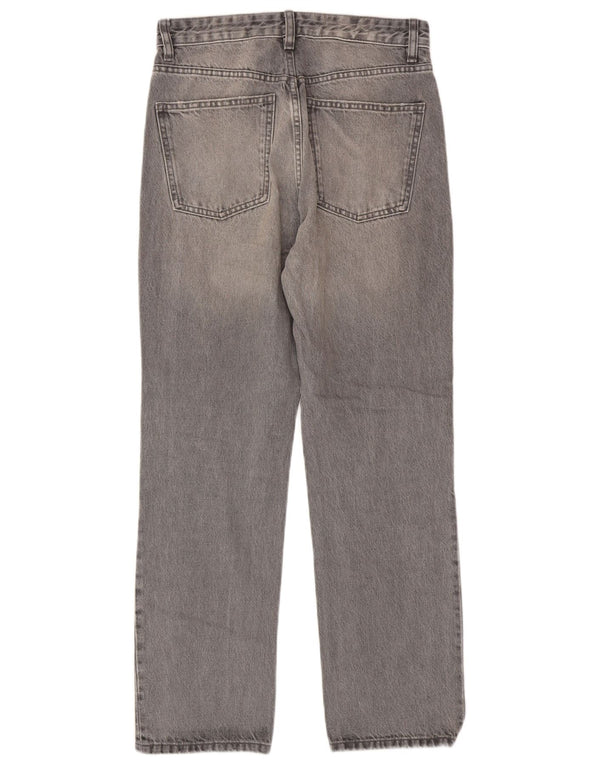 Zara Jeans Rectos Mujer EU 40 Medium W30 L29 Gris