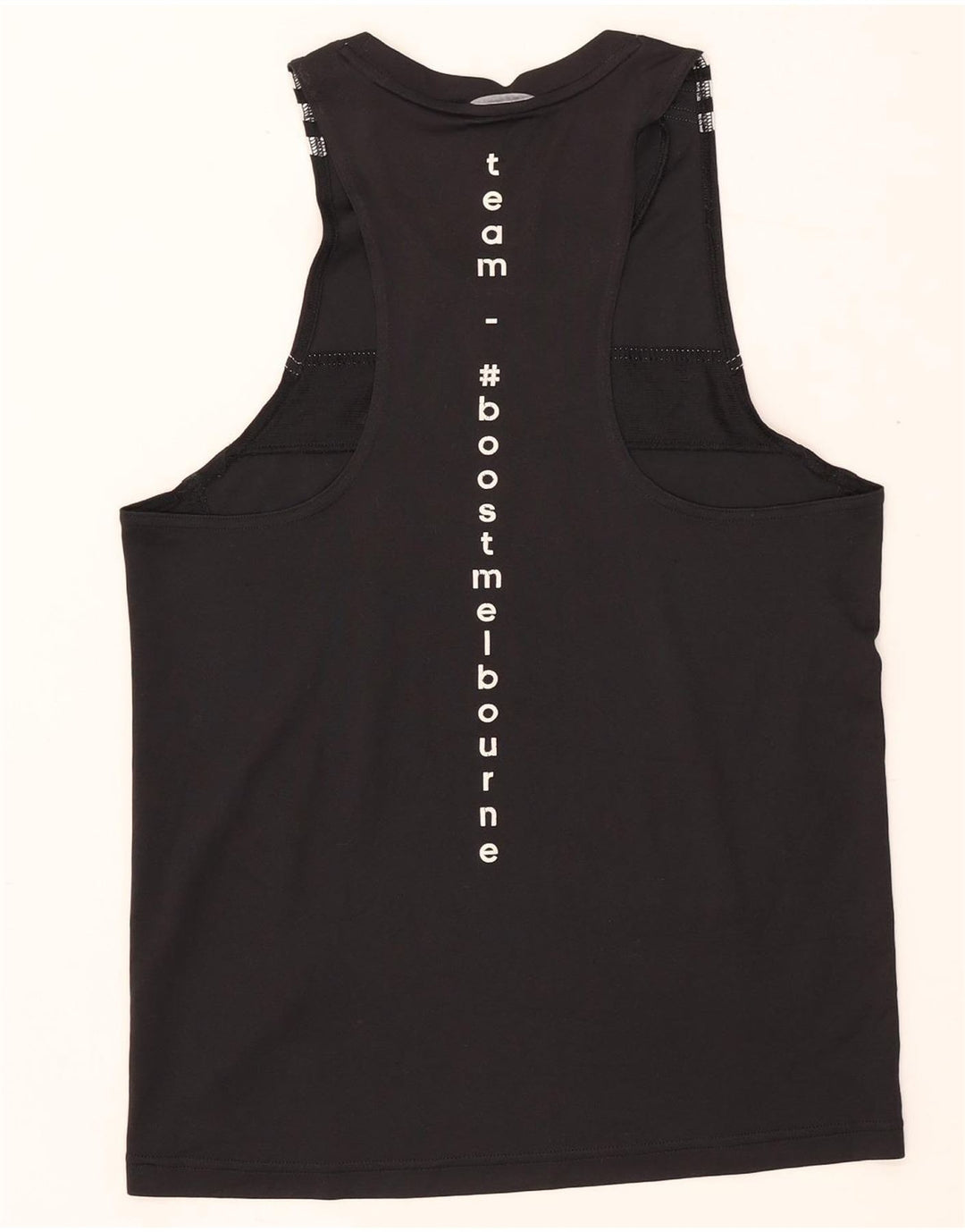 ADIDAS Hombre Graphic Vest Top Pequeño Poliéster Negro