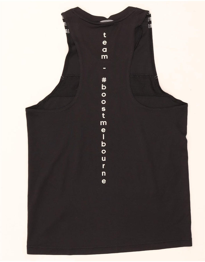 ADIDAS Hombre Graphic Vest Top Pequeño Poliéster Negro