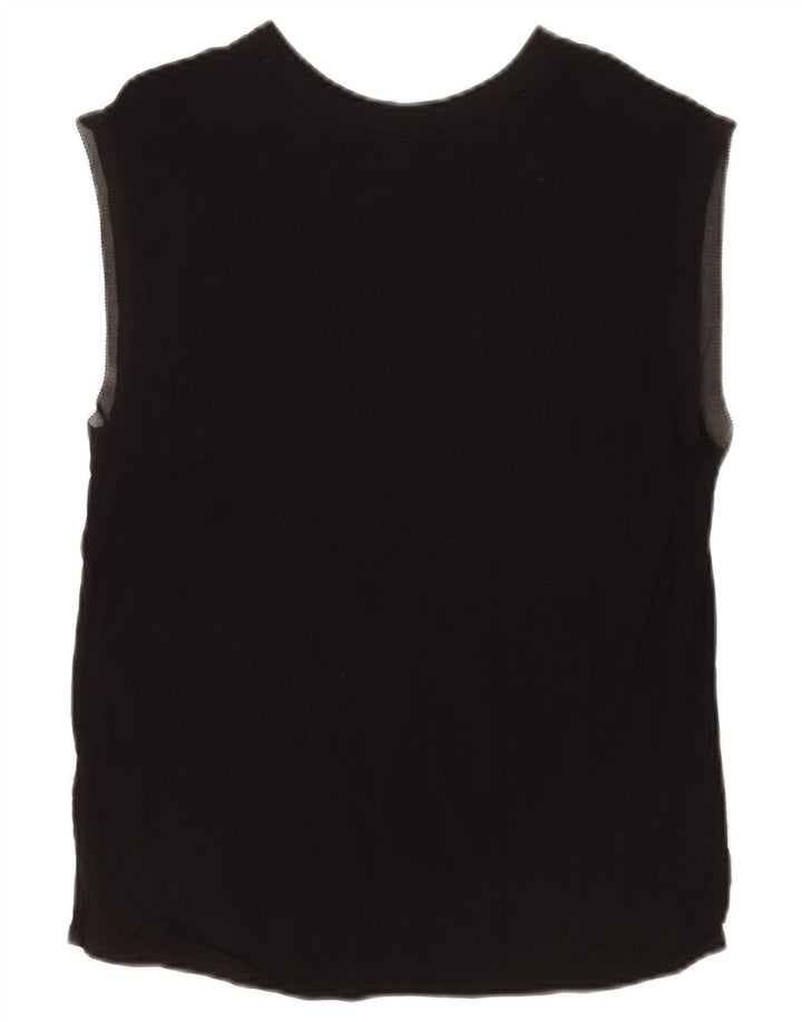 PEPE Jeans Camiseta sin mangas para mujer UK 10 Small Black Viscosa