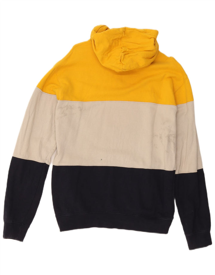DC Jersey con capucha para hombre, talla grande, algodón multicolor con bloques de color