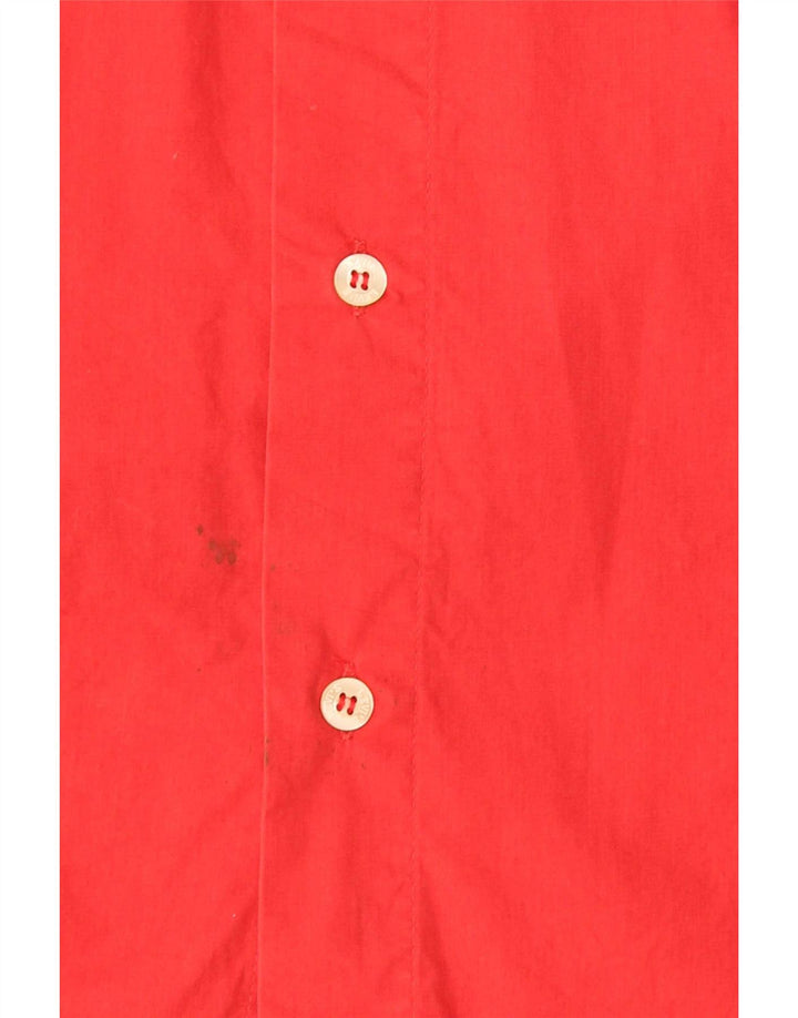Levi's Camisa de manga corta para hombre, talla grande, roja