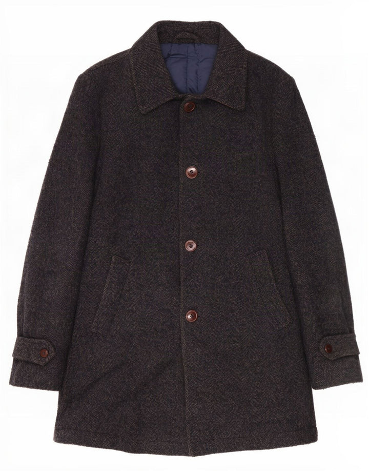 Refrigiwear Abrigo para hombre IT 46 Small Grey Wool