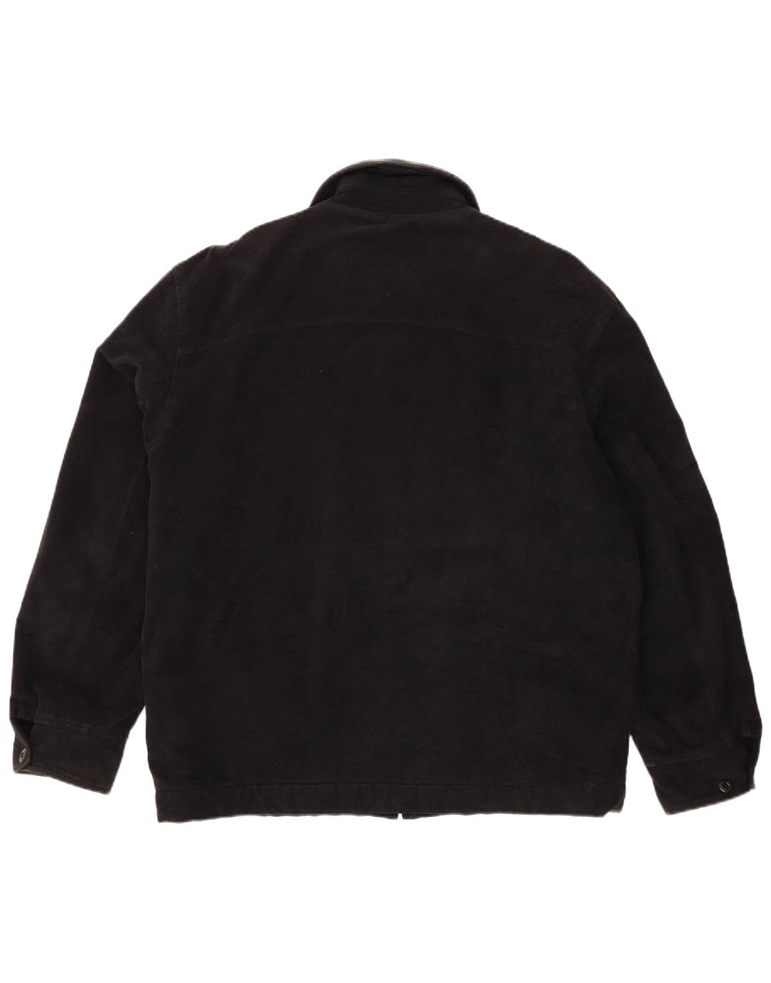 Gas Mens Bomber Jacket UK 40 Grande Azul Marino Algodón