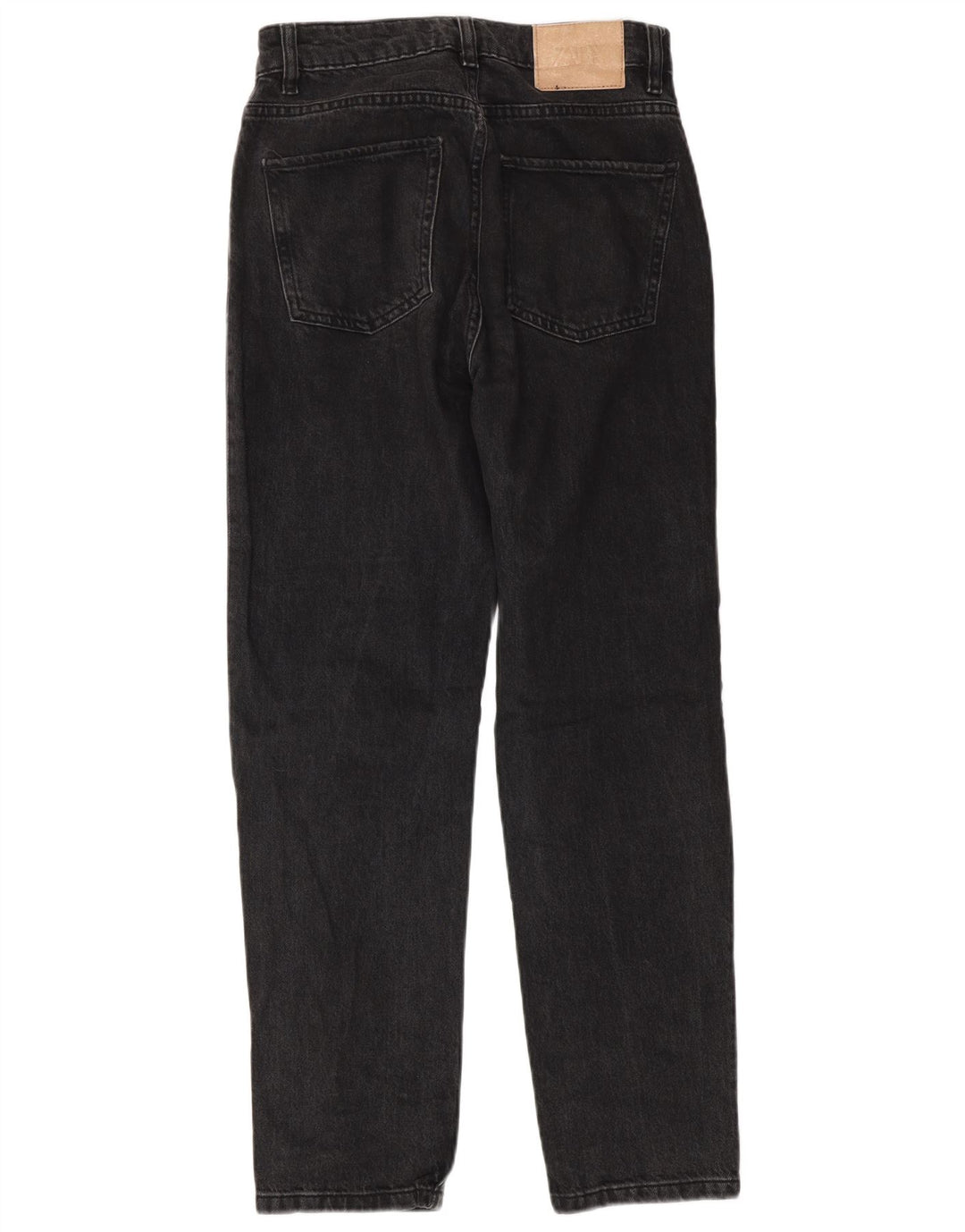 ZARA Vaqueros Rectos Mujer EU 36 XS W26 L29 Negro