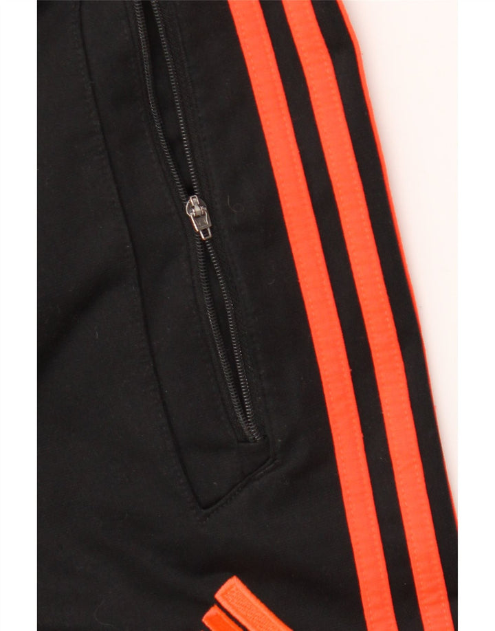 Adidas Hombre Pantalones De Chándal Joggers Large Negro Colorblock Poliéster
