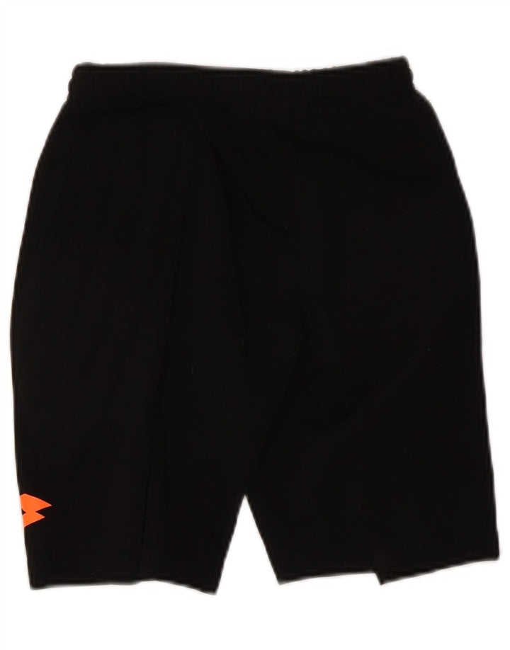 LOTTO Pantalones cortos deportivos para hombre mediano negro