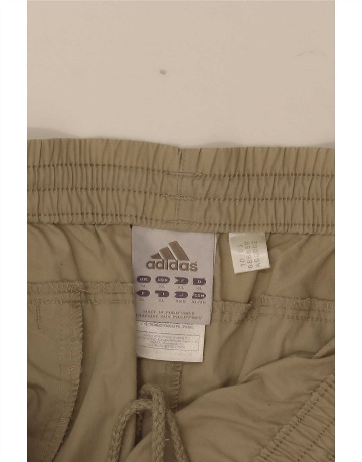 Adidas Hombre Capri Pantalón Chándal XL Beige Poliéster