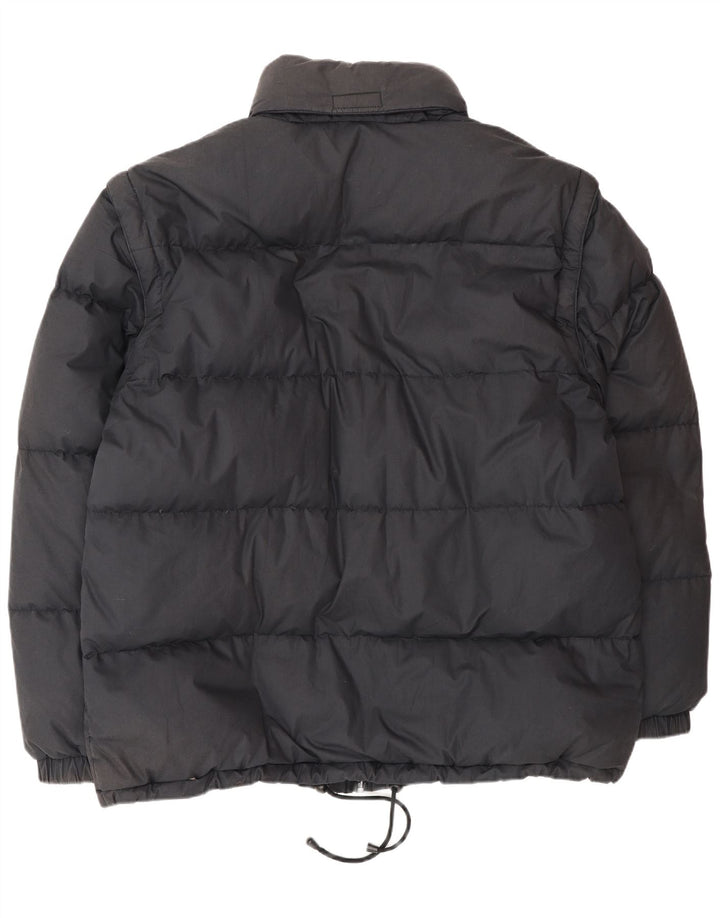 Sergio Tacchini Chaqueta acolchada para hombre UK 42 XL Algodón azul marino