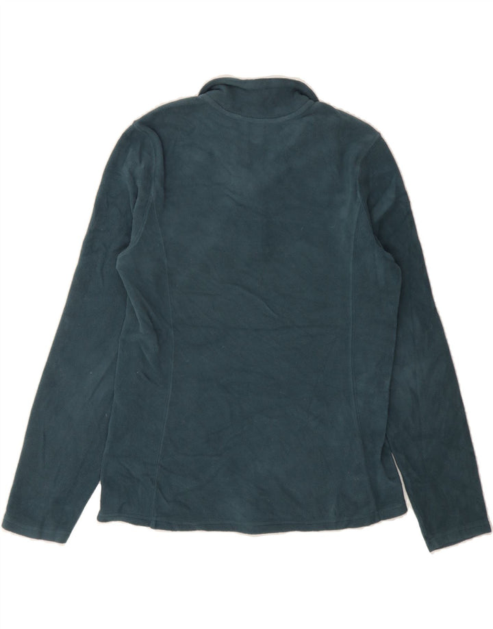 EDDIE BAUER Womens Zip Neck Fleece Jumper UK 10 Small Grey Polyester Vintage Eddie Bauer and Second-Hand Eddie Bauer from Messina Hembry 