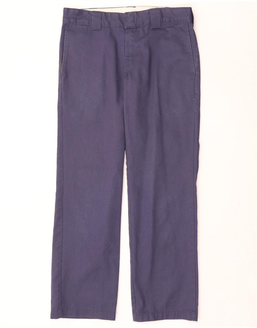 Dickies Pantalón chino recto y delgado para hombre W32 L32 Poliéster azul marino