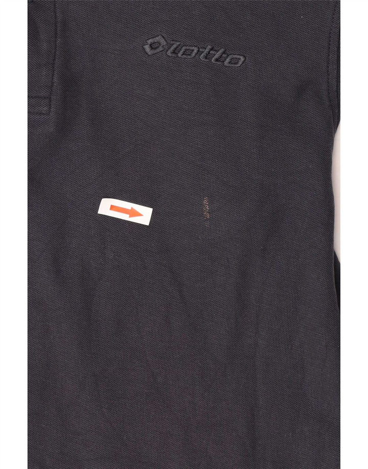 Polo Lotto Hombre Algodón Azul Marino Medio