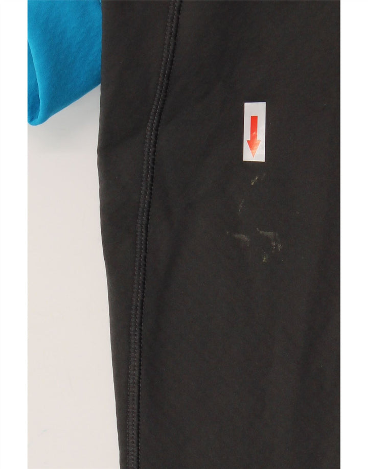 Canterbury Hombre Sudadera Con Cremallera Y Cuello Chándal Top Small Azul Colorblock