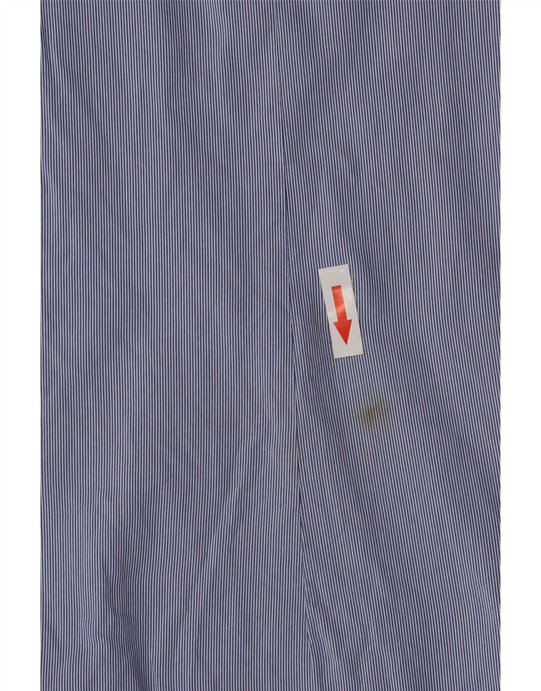 Camisa Roberto Cavalli Hombre Talla 39 Raya Azul Mediana