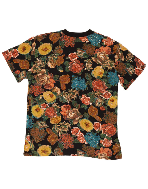 Topazio Womens Blouse Top UK 14 Medium Multicoloured Floral Viscose