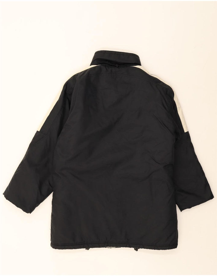 CHAMPION Mens Padded Jacket UK 36 Small Black Colourblock Vintage Champion and Second-Hand Champion from Messina Hembry 