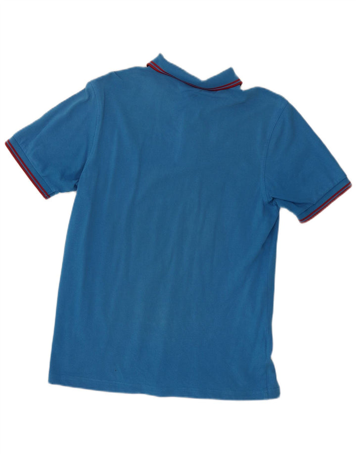 Polo Fred Perry Hombre De Algodón A Rayas Azul Medio