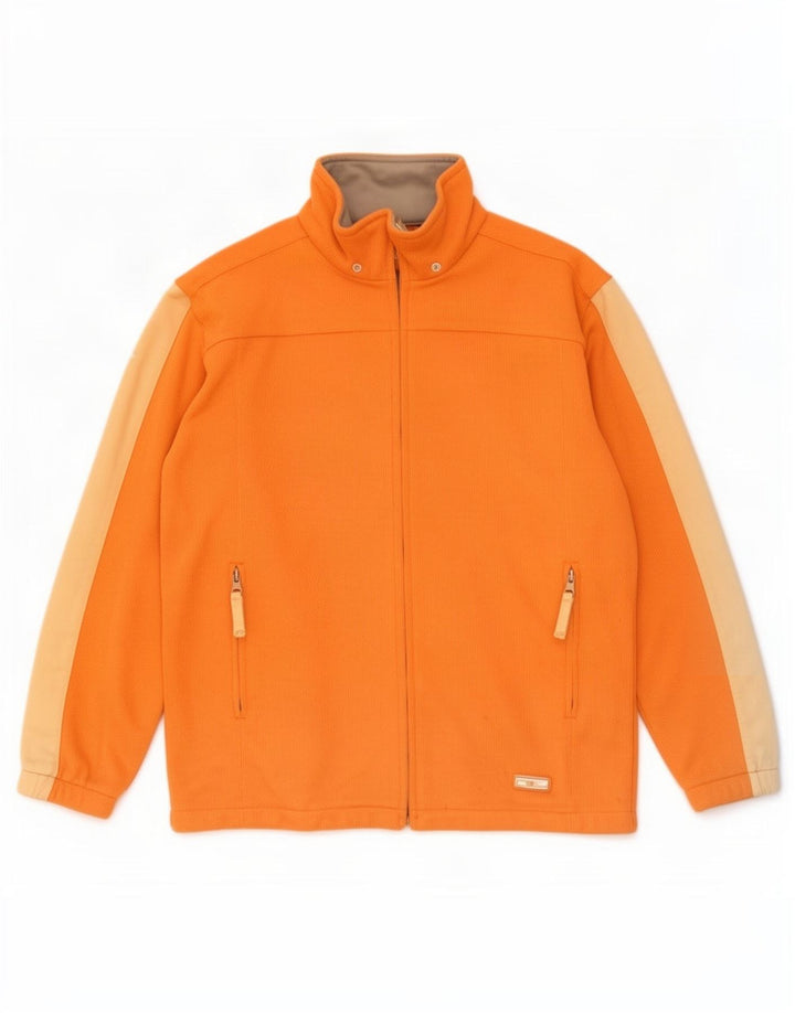 Diadora Chaqueta de chándal para mujer, talla 40, talla mediana, color naranja