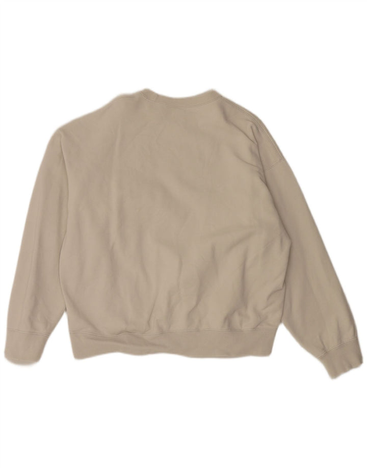 Nike - Sudadera tipo jersey para hombre, talla grande, algodón beige