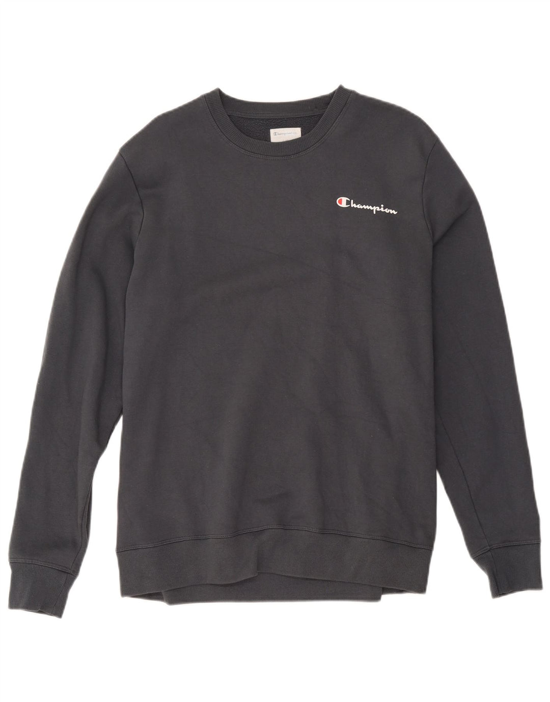 Champion Sudadera Para Hombre Jumper Large Gris Algodón
