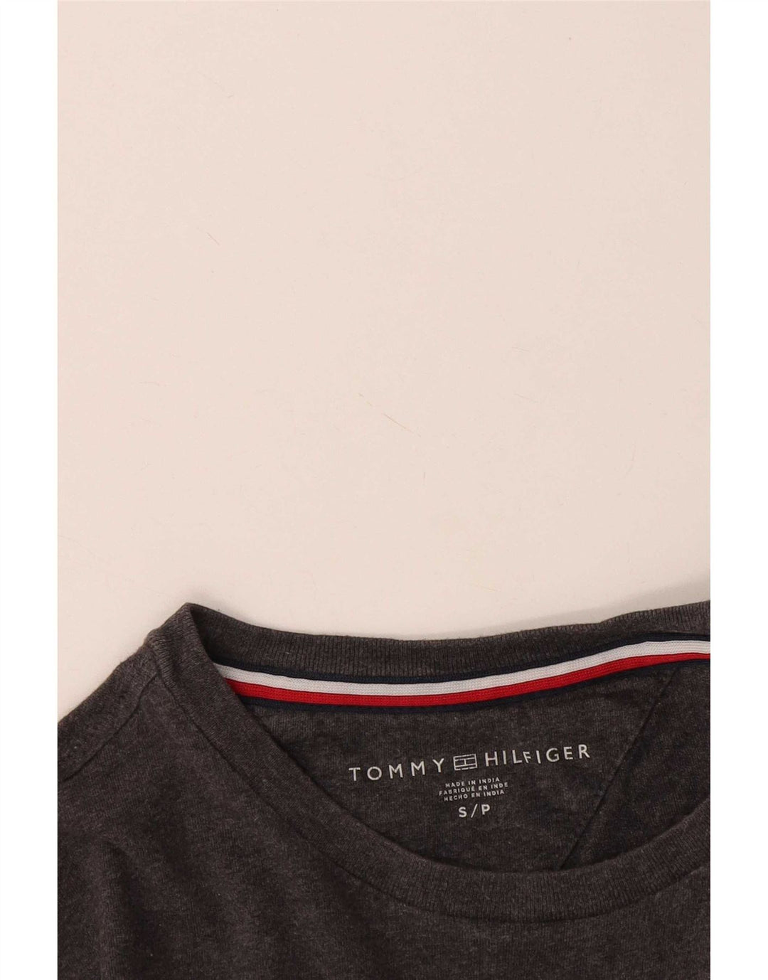 Tommy Hilfiger Camiseta para hombre Top Small Gris