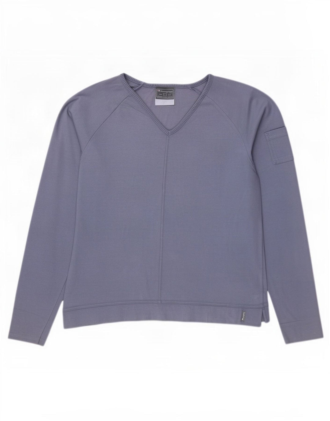 Champion Mujer Top Manga Larga UK 46 Grande Azul