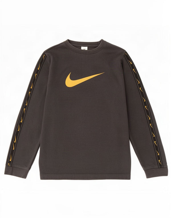 Nike Sudadera gráfica para niños 13-14 años XL Negro Colorblock Algodón