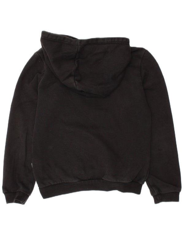 Puma Sudadera con capucha gráfica para niños 7-8 años Algodón negro
