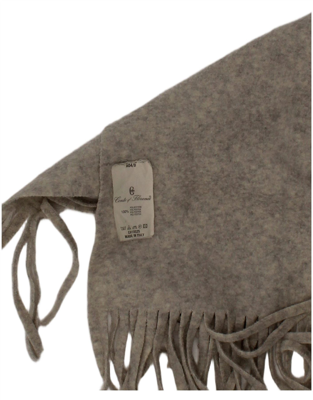 Conte of Florence Bufanda rectangular de forro polar para hombre, talla única, poliéster gris